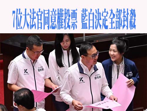 大法官人事同意權案表決 傅崐萁漏口風將封殺蔡秋明