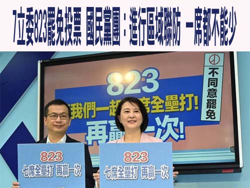 因應823罷免戰 國民黨主席改選投票傳延到10月18日