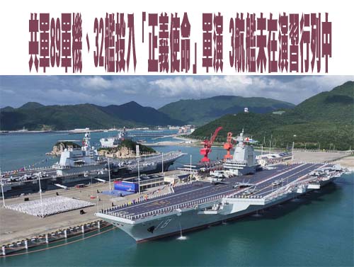 不甩中共圍台軍演！ 國防部證實「他國軍機」在台海周邊活動