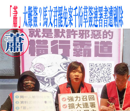 南投選委會認2原因剔除千份連署書 許美華：公然承認違法