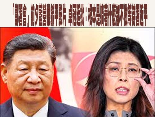 「鄭習會」前夕藍營推躺平影片 卓冠廷批：根本是躺著什麼都不做等待習近平