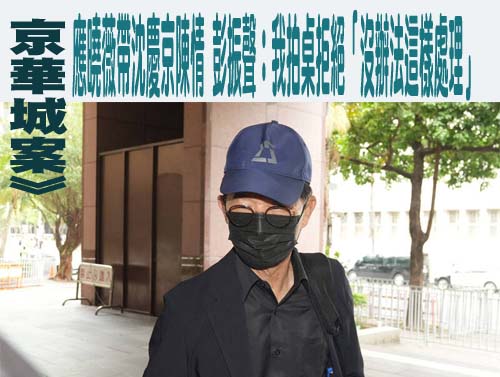 京華城案》應曉薇帶沈慶京陳情 彭振聲：我拍桌拒絕「沒辦法這樣處理」