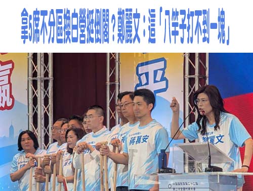 盧秀燕才被爆備戰2028 今將出席民眾黨慶黃國昌回應藍白未來規畫