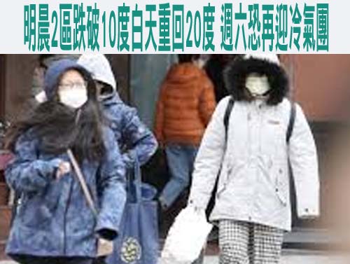 今晚低溫下探12度！ 氣象專家：週末還有大陸冷氣團