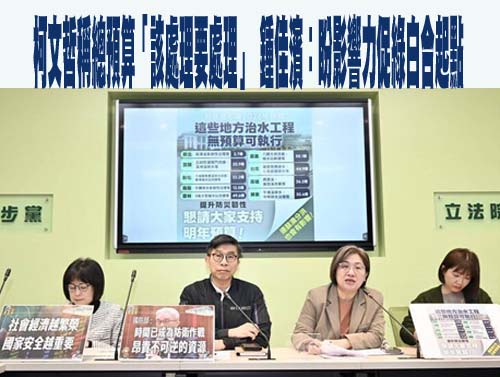 藍白第6度封殺國防特別預算 柯建銘：好事多磨 周五院會處理