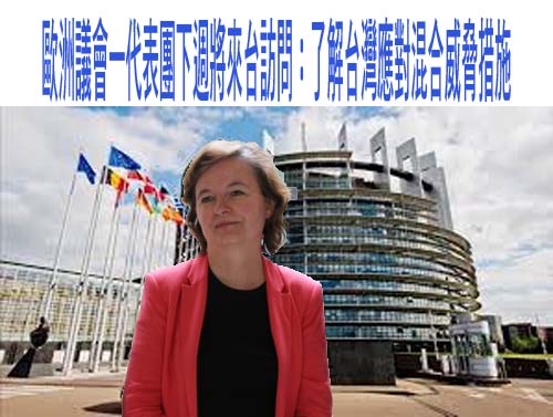 歐洲議會一代表團下週來台訪問：了解台灣應對混合威脅措施