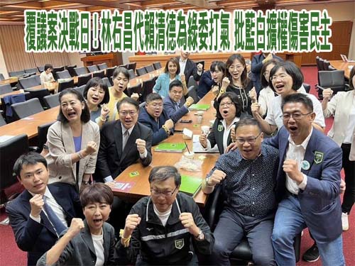 立院國是論壇 楊瓊瓔稱覆議案充滿民進黨政治操作