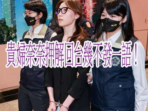 押解貴婦奈奈返台 調查局駐加國法秘曾破劉喬安賣淫案