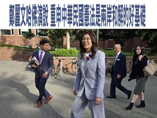 中配勤彭蓁隨行訪美 蕭旭岑：國民黨女力展現